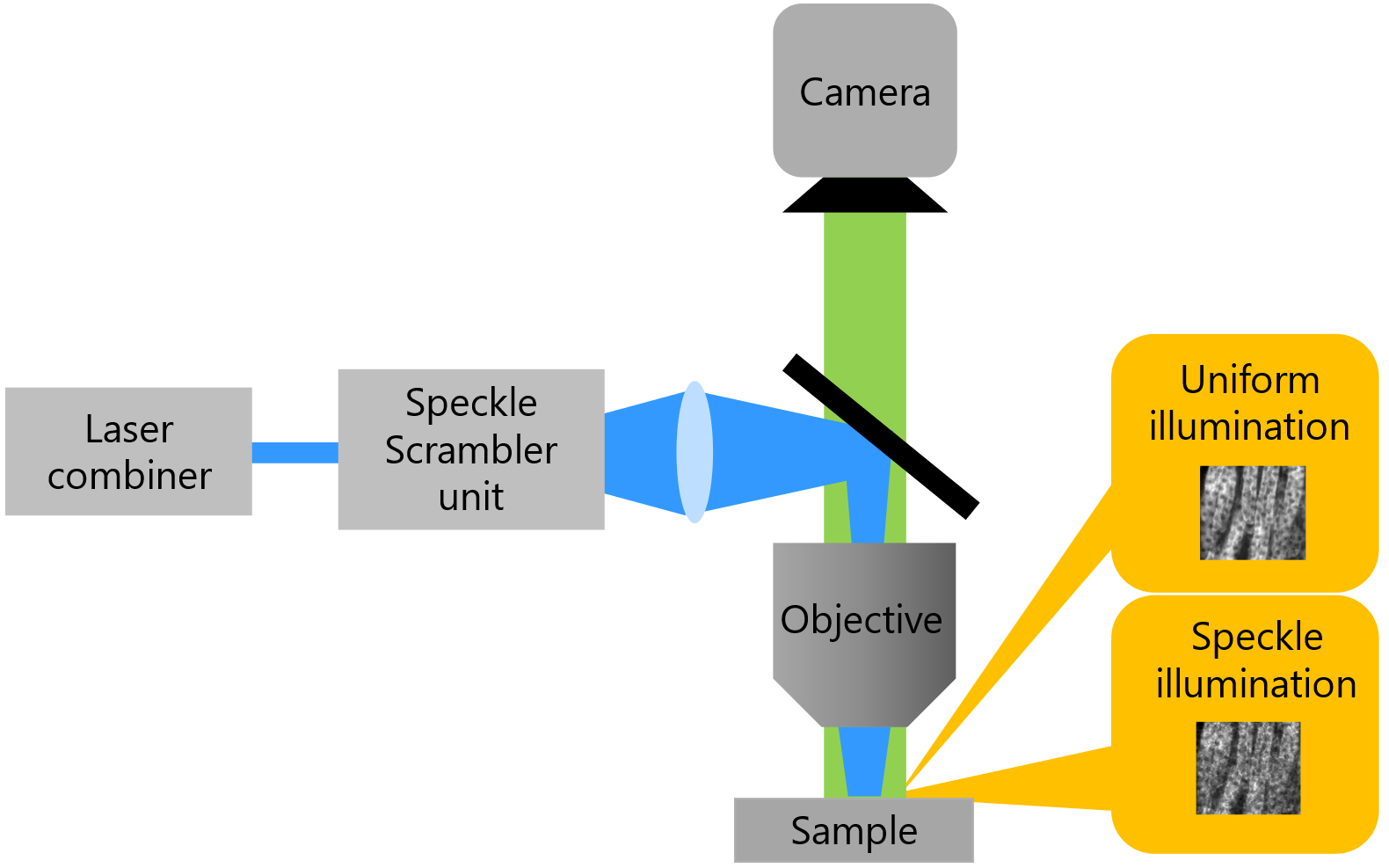 Optical design of the SILA imaging method for thick samples