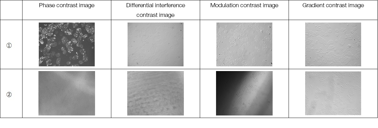 Comparison of Phase Contrast Methods