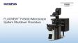 Procedimento de desligamento do sistema de microscópio FLUOVIEW™ FV3000